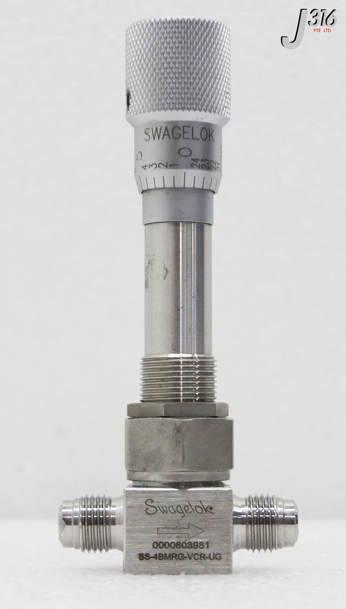 、 36935 SWAGELOK METERING BELLOWS SEALED VALVE SS-4BMRG-VCR-UG | eBay